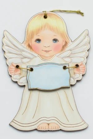 Aniołek z tabliczką