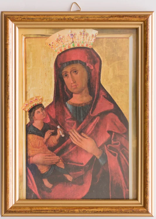 Ikona Matki Bożej Łaskawej w ramce